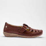 Zapato confort de piel Mora Confort para mujer