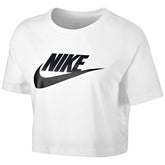 Pakar - Nike W NSW Tee Essntl Crp Icn Ftra Playera para mujer color blanco