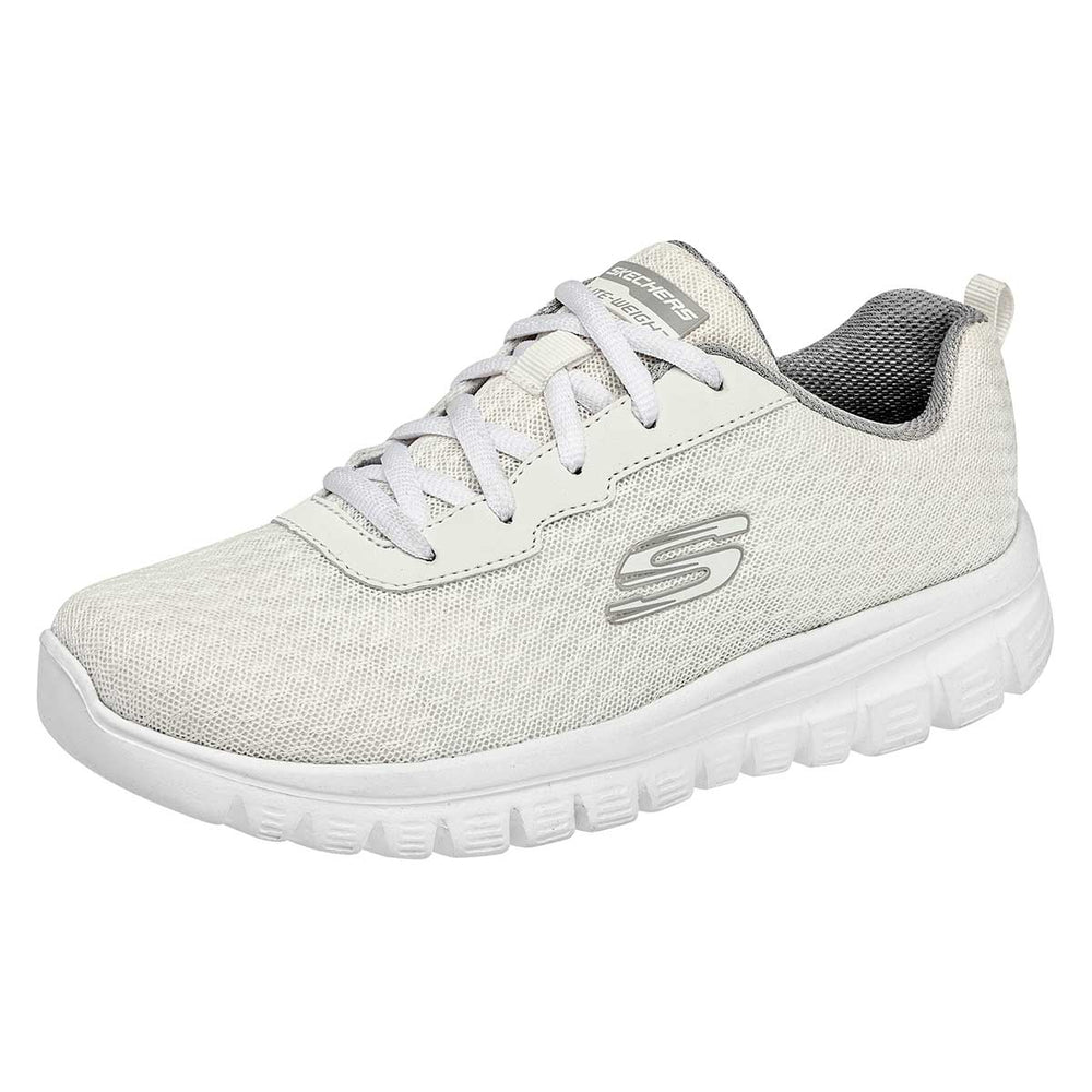 Tenis modelo Graceful para Mujer marca Skechers Blanco
