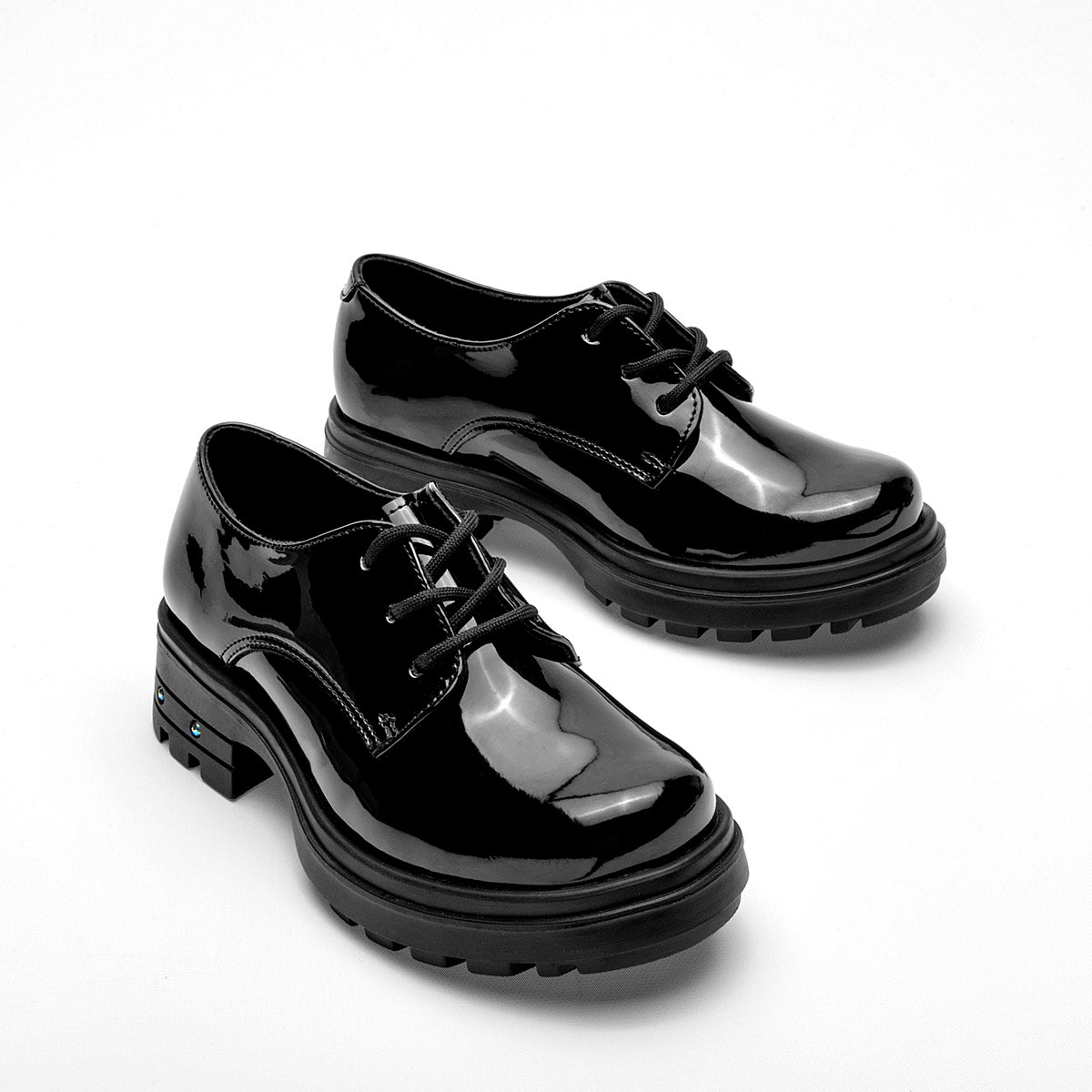 Mary Jane Zapatos Para Niña De Plataforma Zapatos Negros Niña