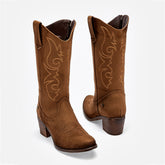 Bota tipo cowboy Moramora para mujer