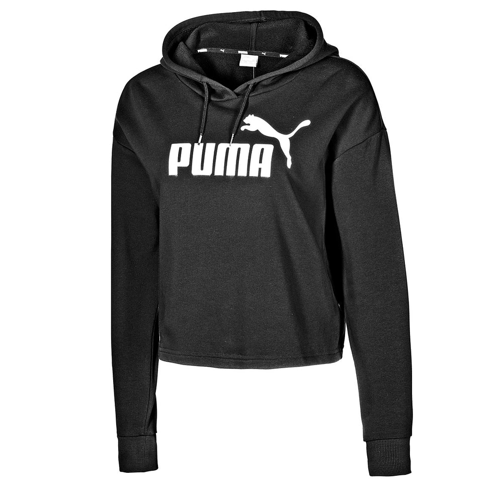 Puma Ess Cropped Logo Hoodie Tr Sudadera para mujer