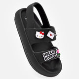 Licencias Manmade Hello Kitty Sandalia para mujer