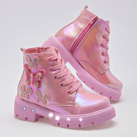 Bota con luces Ks para niña