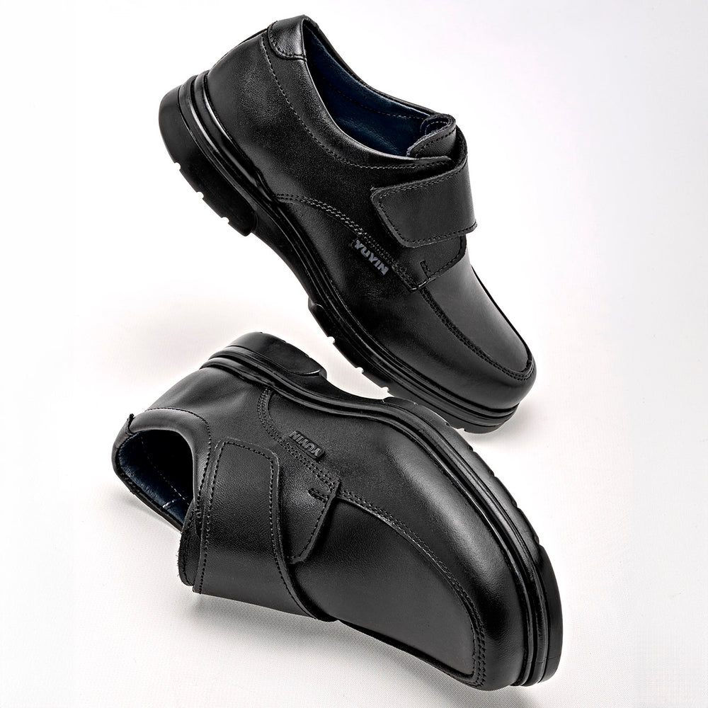 Zapato escolar para Niño marca Yuyin Negro
