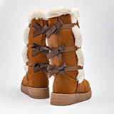 Bota caña corta para Niña Rojo Cereza