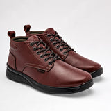 Bota de piel Verde Tabaco para Hombre