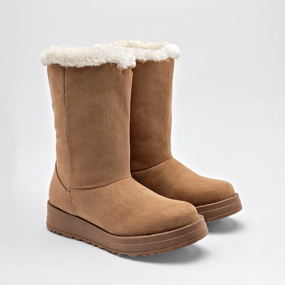 Pakar.com | Tienda online - Bota con peluche para mujer Rojo Cereza - Envío gratis desde $500