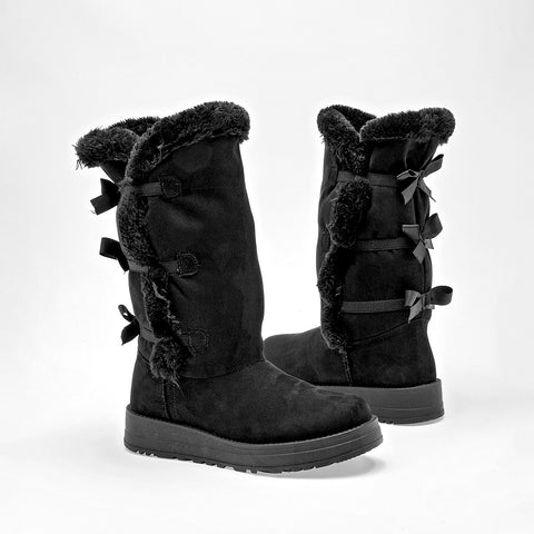 Bota Caña corta Rojo Cereza para mujer