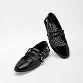 Balerina punta cuadrada para Mujer marca Moramora Negro