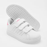 Tenis Advantage Base 2.0 CF para niña marca Adidas Blanco