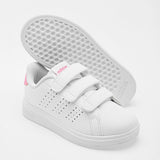 Tenis Advantage Base 2.0 CF para niña marca Adidas Blanco