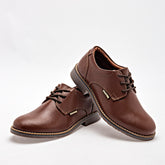 Zapato escolar para Niño marca Yuyin Café