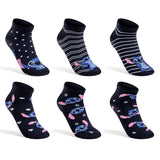 Calcetas Stitch Sixpack Licencias Internacionales para Mujer