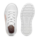 Tenis urbanos para niña marca Puma Blanco