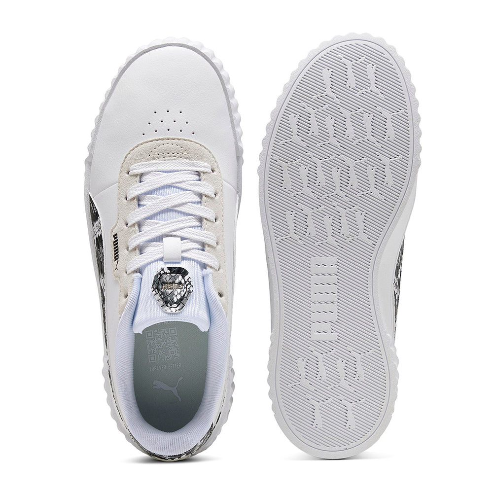 Tenis Puma Carina 3.0 Snake Chic para Mujer marca Puma Blanco
