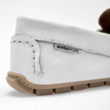 Mocasín de piel para Niño Moramora