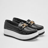 Zapato Mocasín de piel para Mujer Emanuel Romero