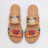 Sandalia de piel para Mujer Mora Tierra