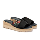 Sandalia con cuña Mora Tierra para Mujer