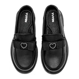 Zapato escolar de piel Yuyin para Niña