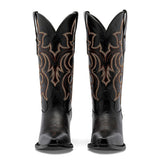 Bota vaquera de piel Mora West para Mujer