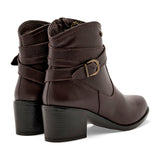 Bota de piel Moramora para Mujer