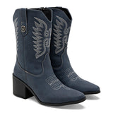 Bota vaquera para Mujer Coshi Coshi Azul Marino