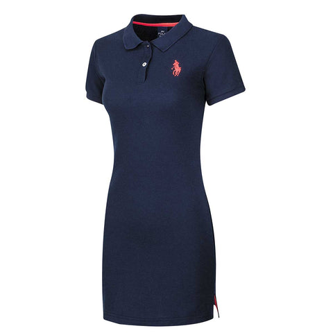 Vestido tipo polo color marino Polo Houston para mujer