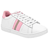 Apoort tenis urbanos para mujer blancos cómodos con rosa