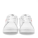 Apoort tenis urbanos para niño blanco con rayas