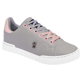 tenis urbanos mujer American Polo gris rosa cómodos