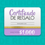 Pakar.com | 🗓️ Ofertas del Buen Fin 2024 | Tarjetas de regalo certificado-de-regalo-1000