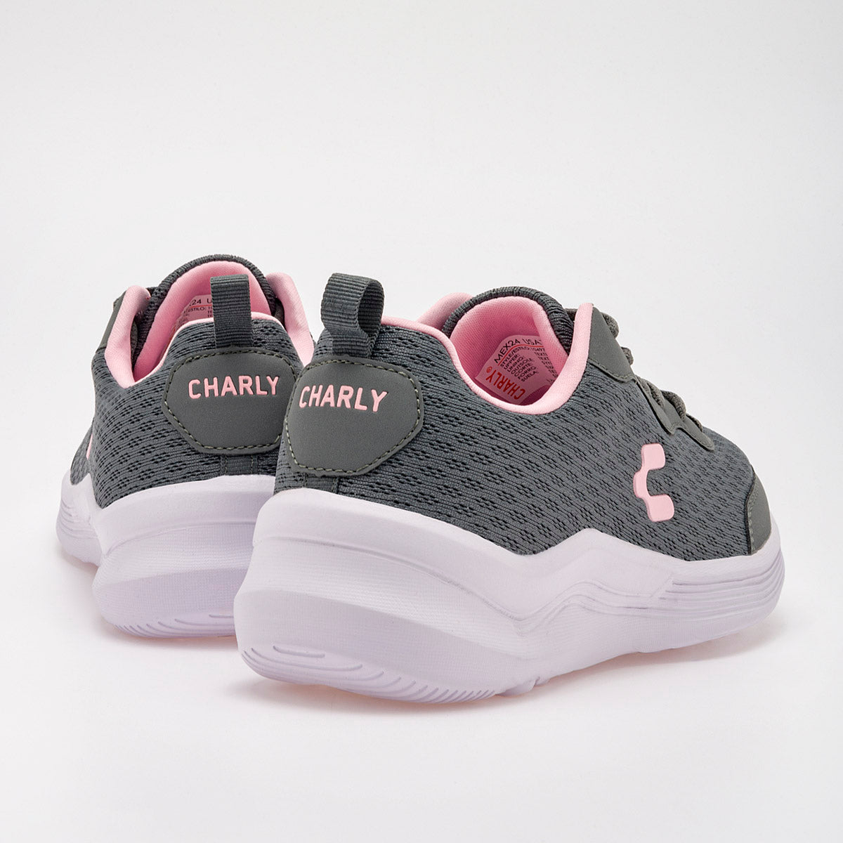 Tenis para mujer marca Charly Gris cod. 100609