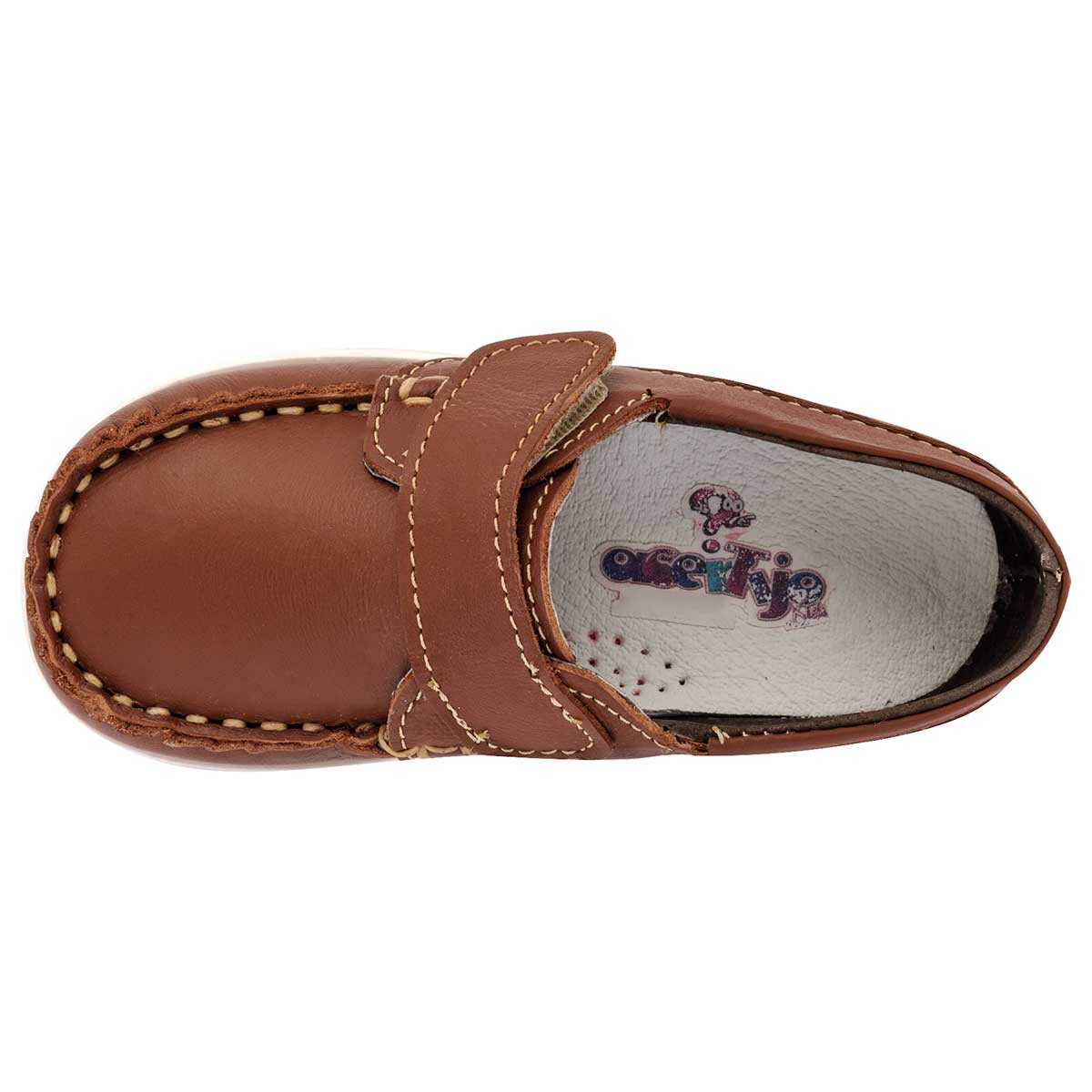 Mocasín con velcro para Niño marca Acertijo cod. 100653