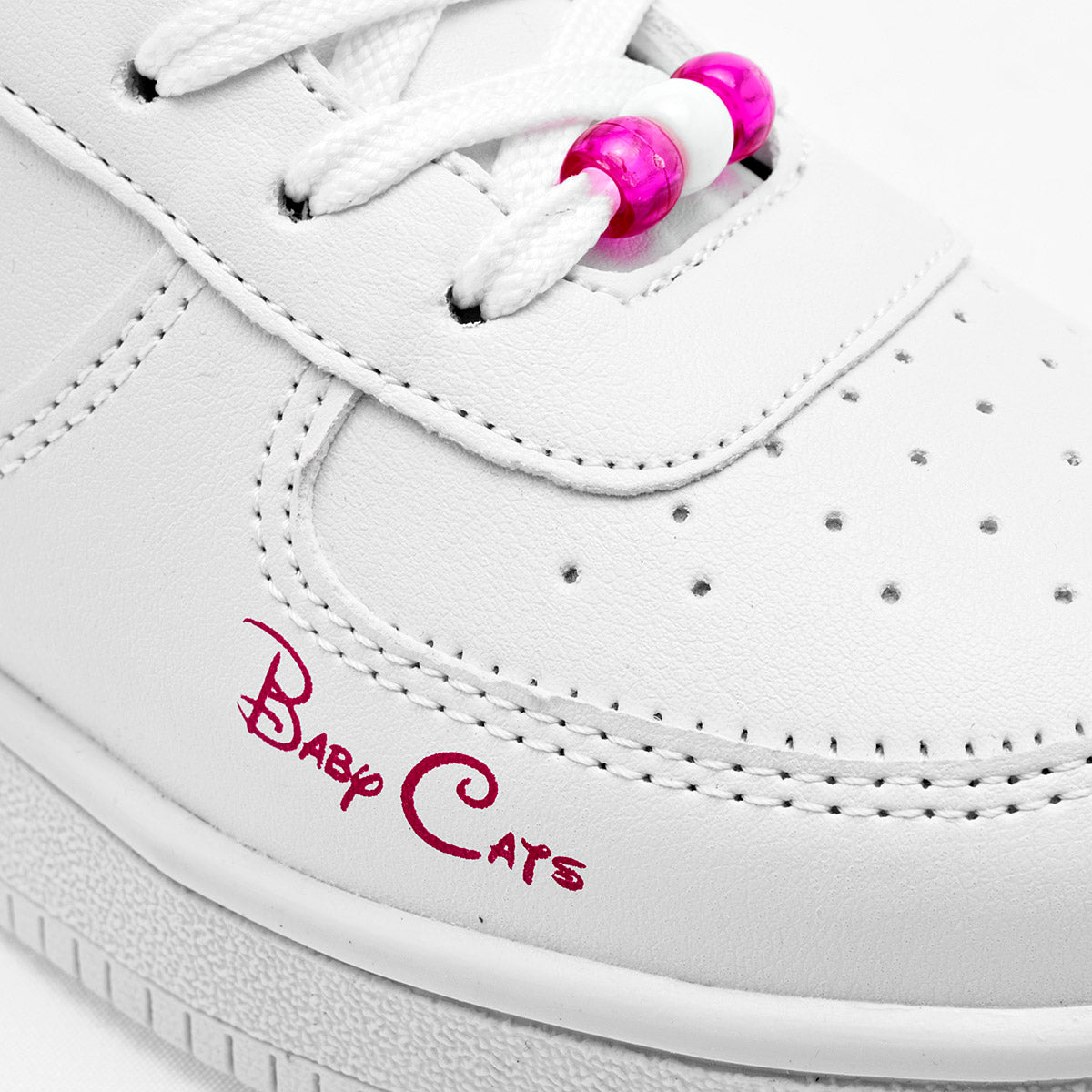 Tenis urbano para niña con unicornio marca Baby Cats Blanco cod. 100704