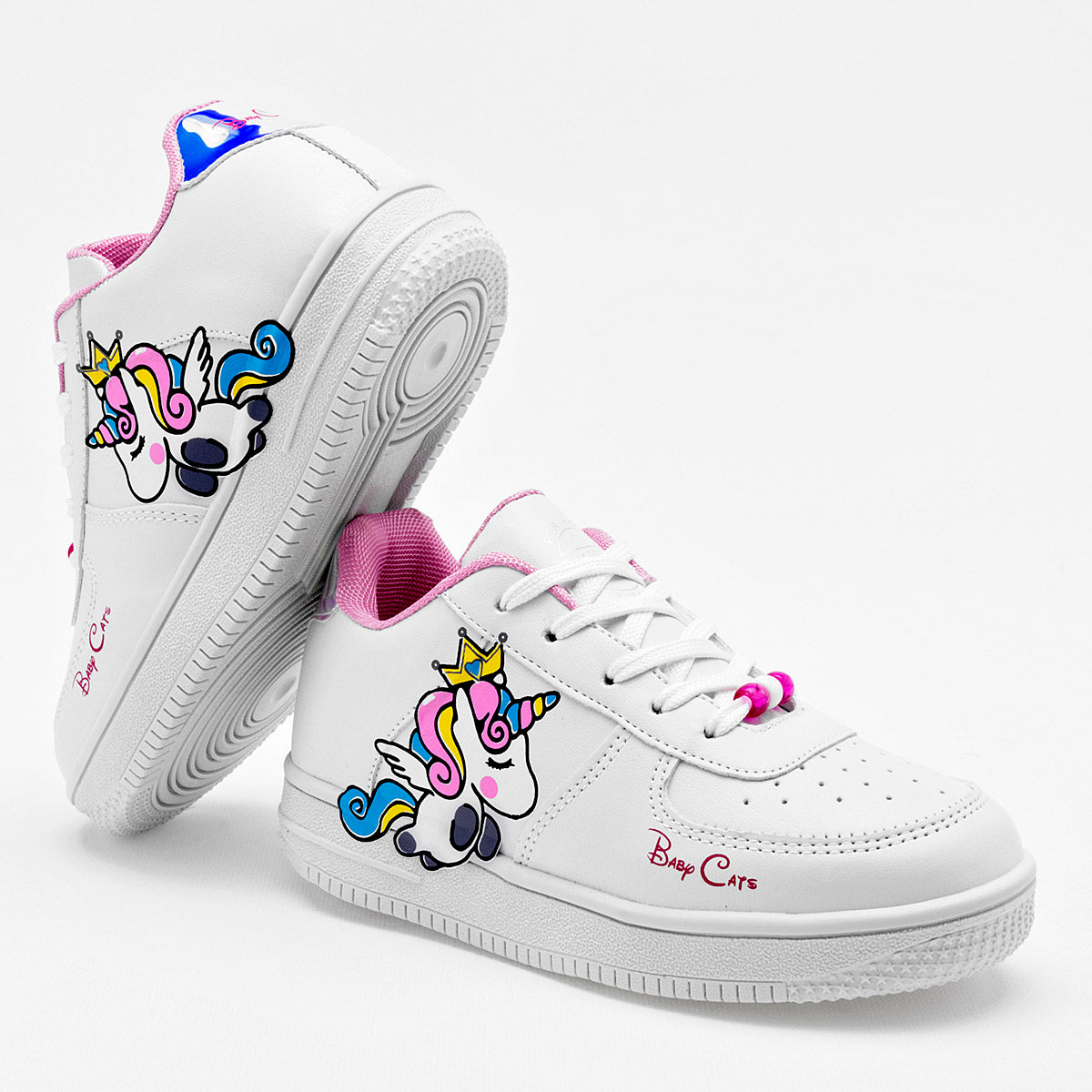 Pakar.com | Tienda online | Calzado Escolar | Tenis urbano con unicornio Baby Cats para niña | Regreso a clases | Vacaciones de Verano