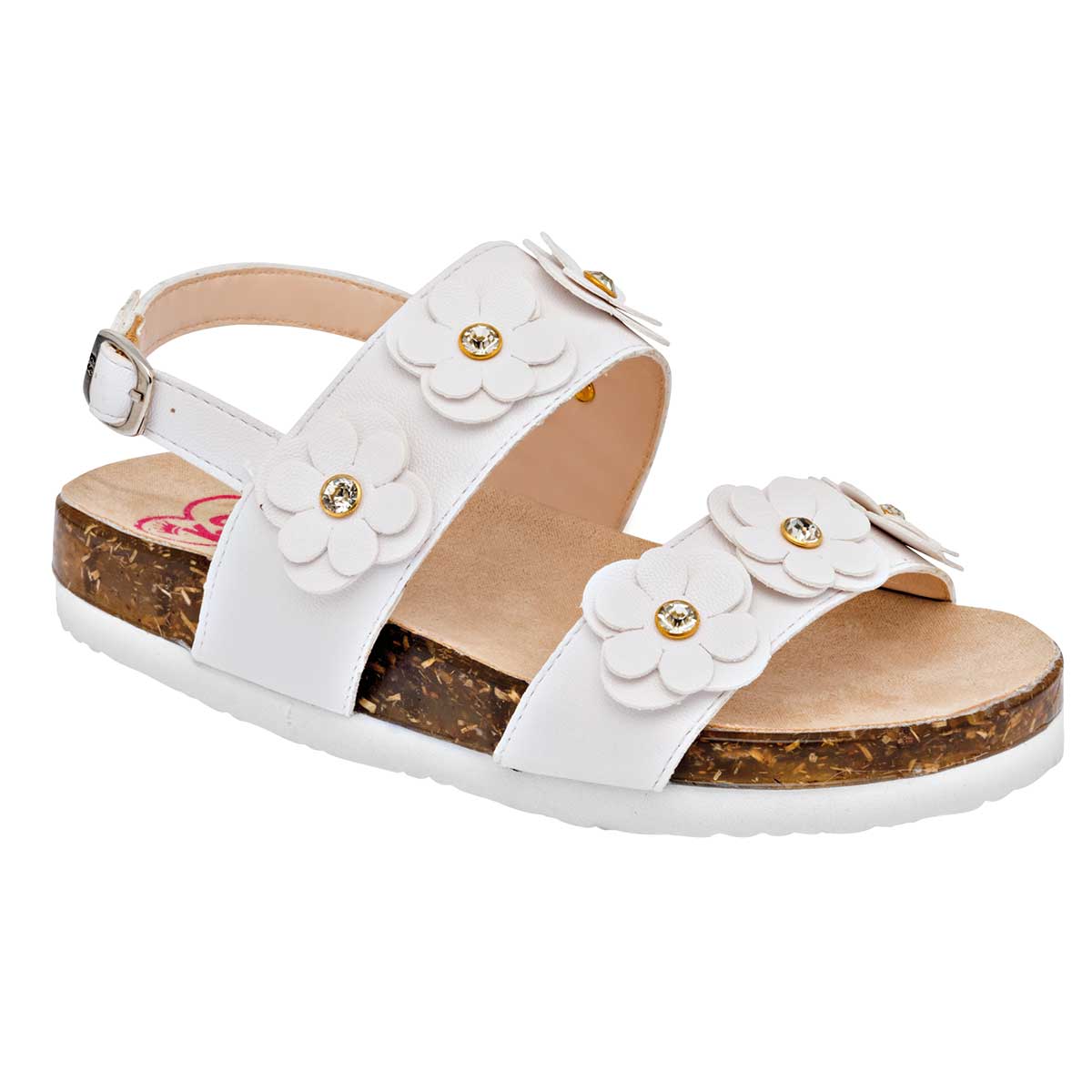 Pakar.com | Tienda online - Sandalia para niñas marca Ks Blanco cod. 100916