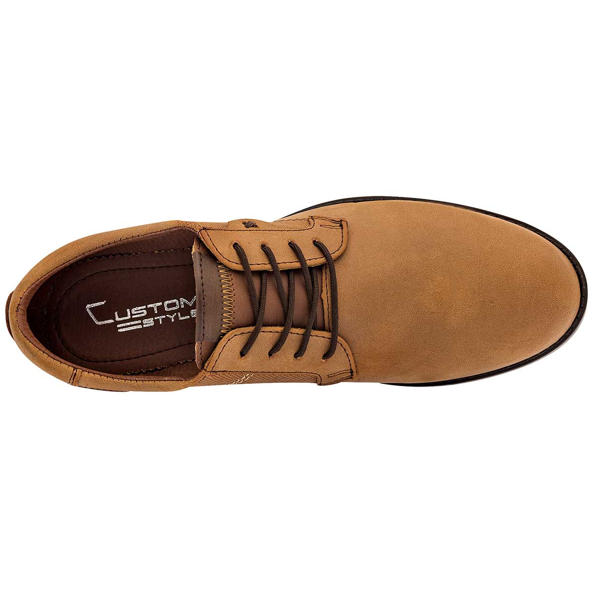 Zapato casual color camel y café para Niño marca Negro Total cod. 101005