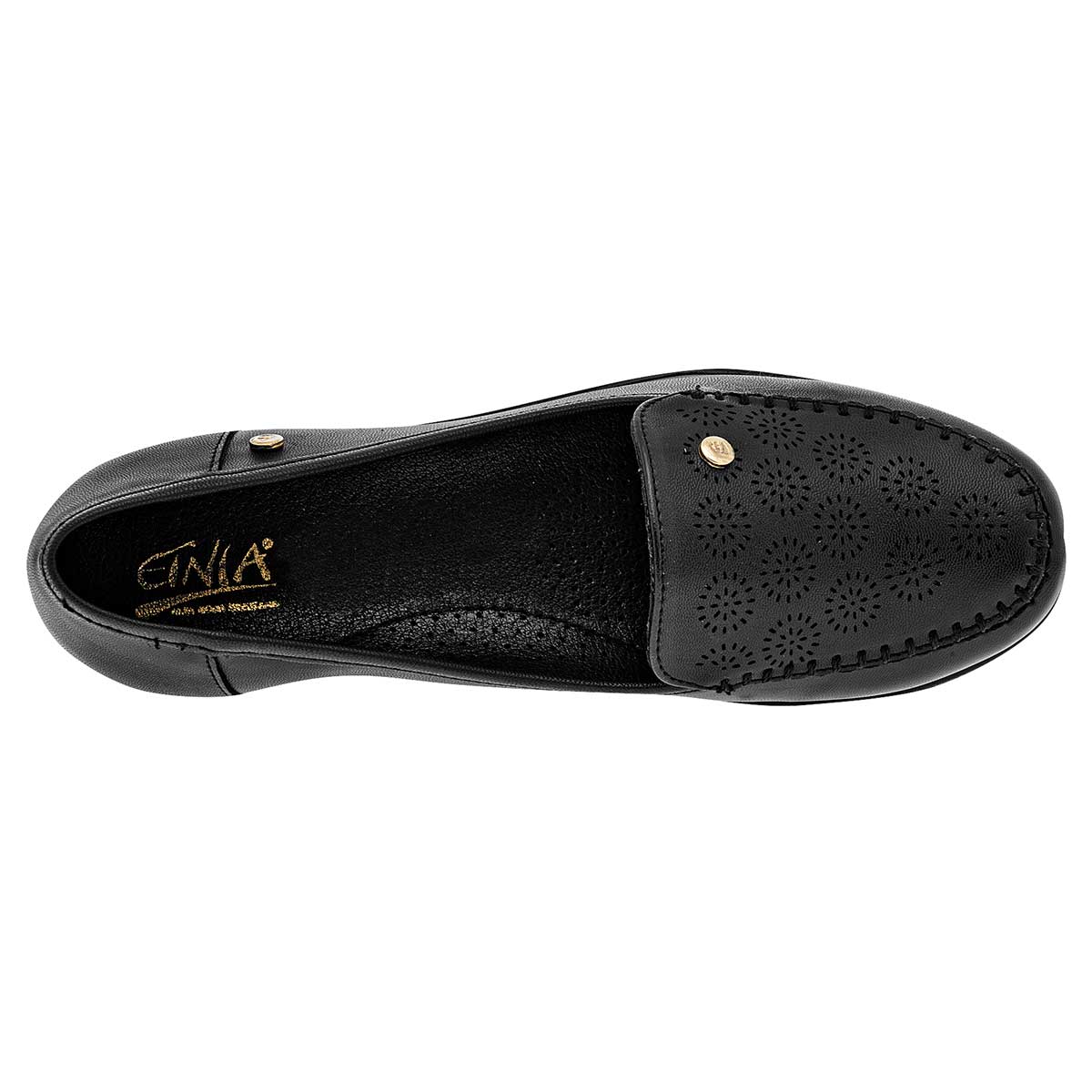 Mocasín casual para mujer marca Etnia Negro cod. 101352