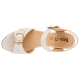 Sandalia con cuña para mujer marca Been Class Beige cod. 101581