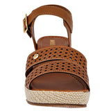 Sandalia para mujer marca Moramora Camel cod. 101804