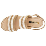 Sandalia para mujer marca Moramora Beige cod. 101836