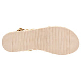 Sandalia para mujer marca Moramora Beige cod. 101836