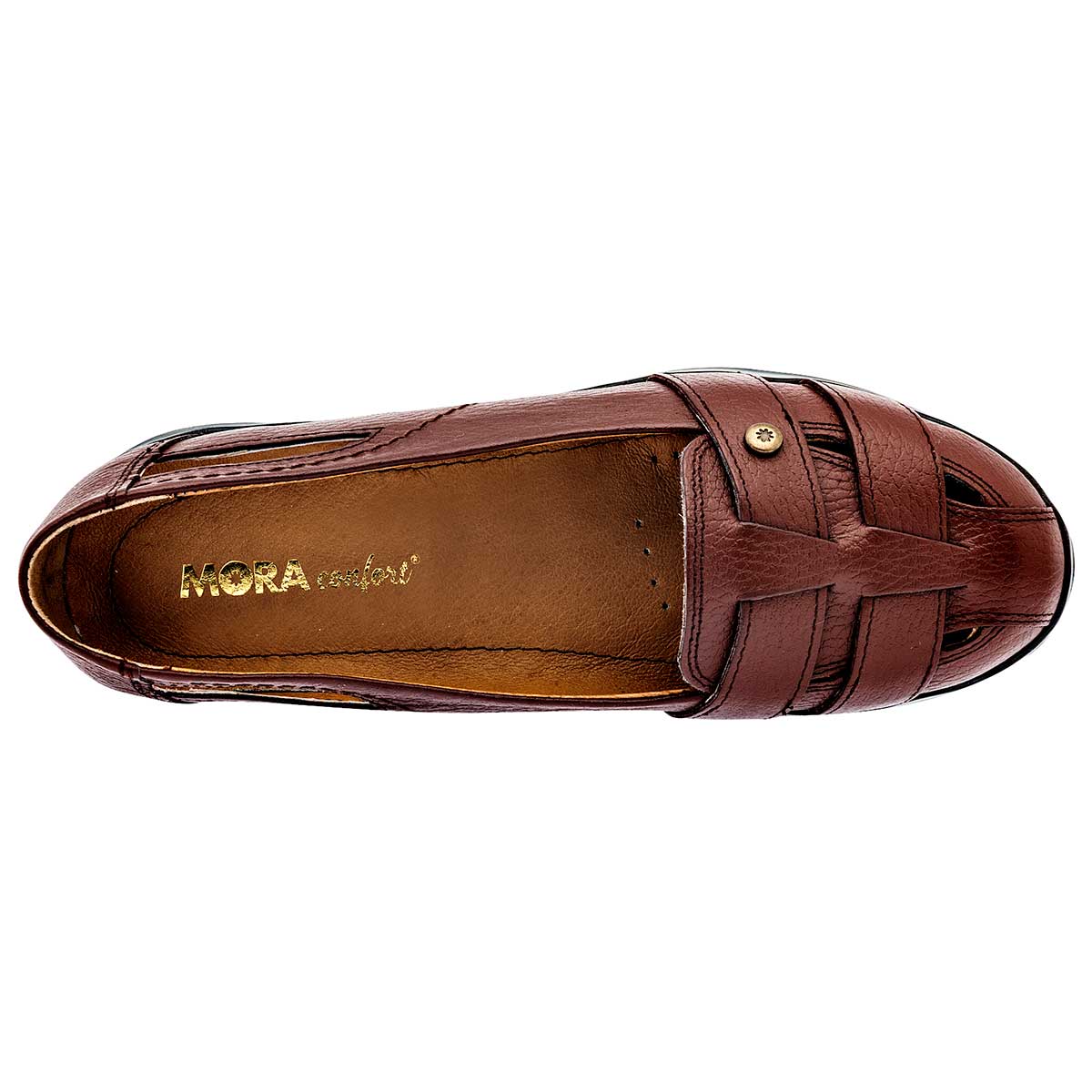 Zapato confort para mujer marca Mora Confort Café cod. 102285