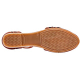 Sandalia artesanal de piel para mujer marca Mora Tierra cod. 102312