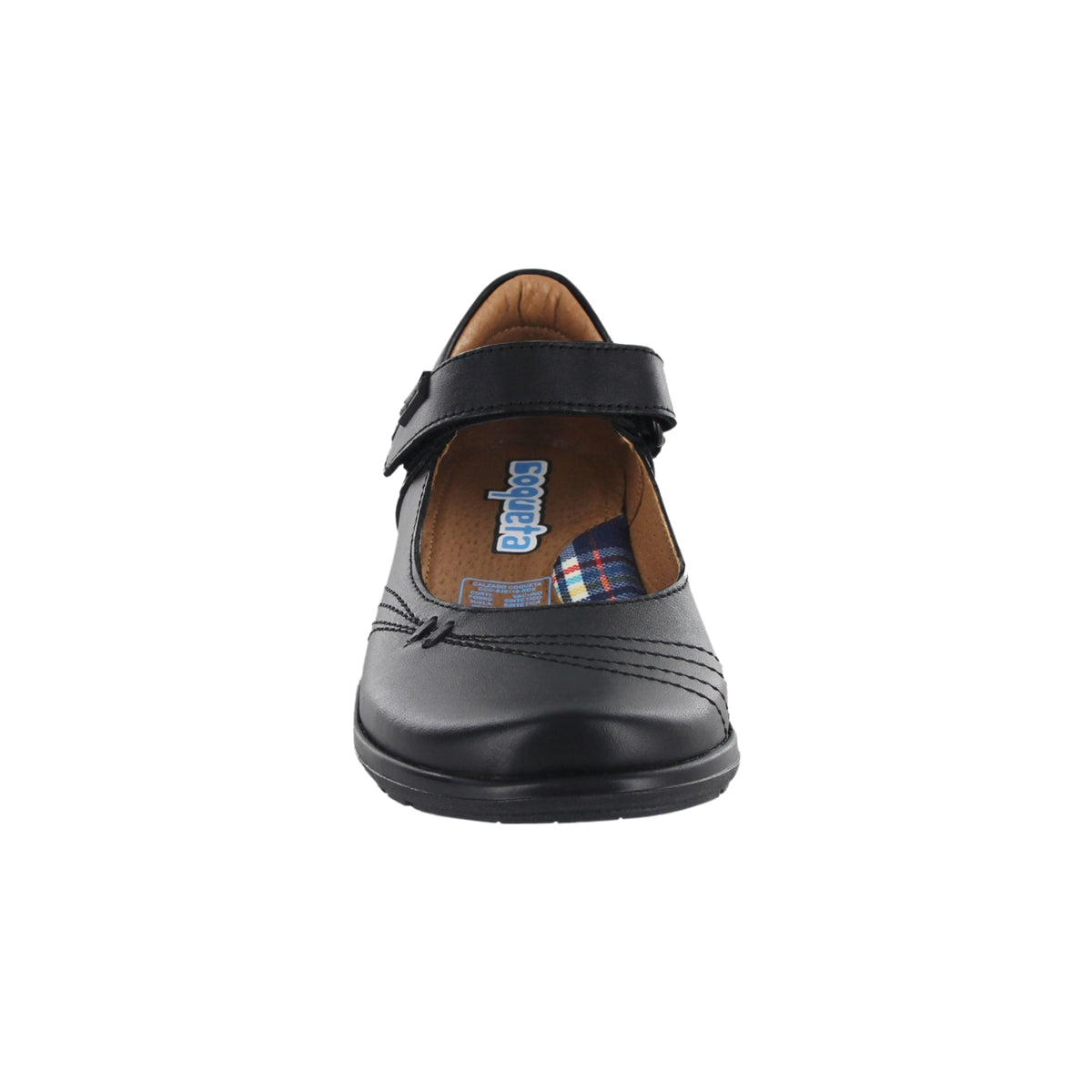 Zapato escolar para niña marca Coqueta Negro cod. 102365