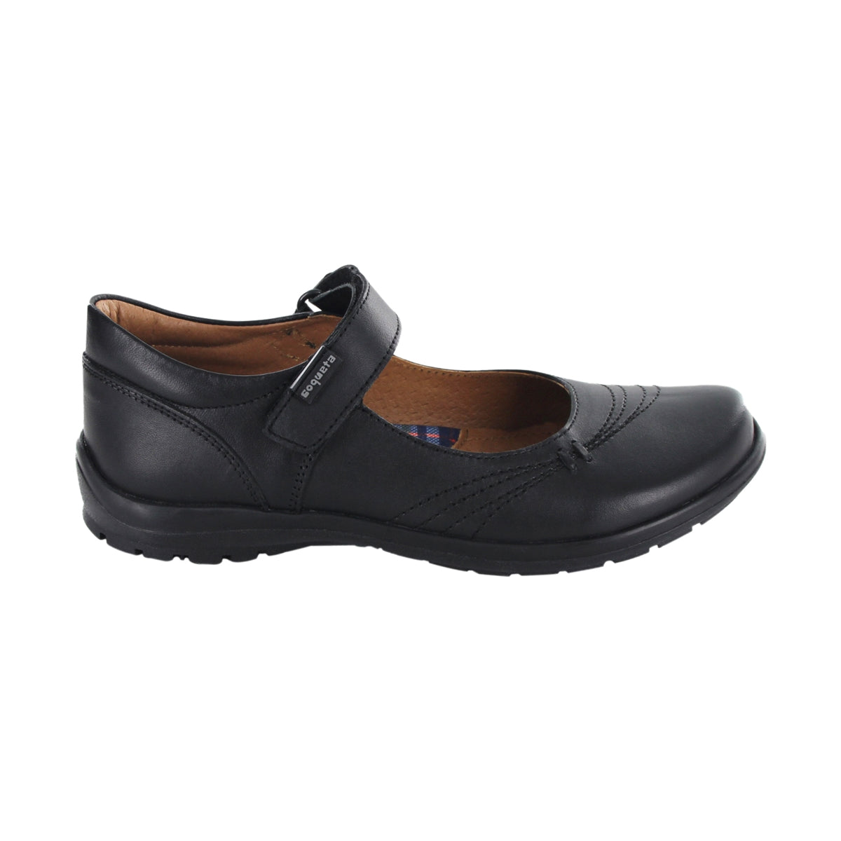 Zapato escolar para niña marca Coqueta Negro cod. 102365