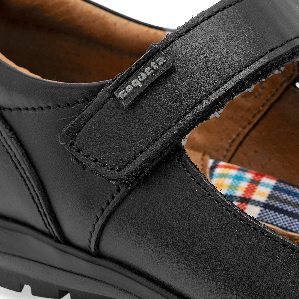 Zapato piel escolar Coqueta para niña preescolar
