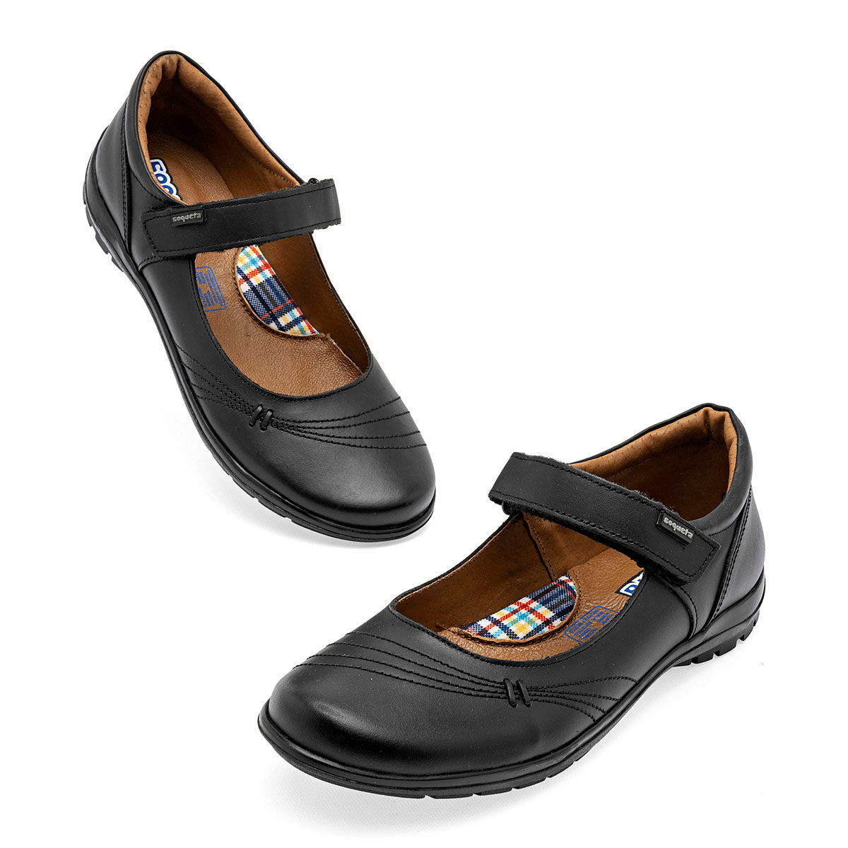 Zapato piel escolar Coqueta para niña preescolar